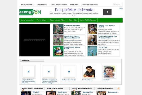 Newswire theme site design template sample