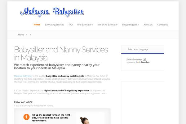 Foxy theme site design template sample