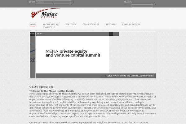 malazcapital.com site used Malaz