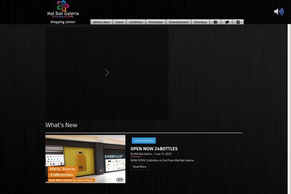 Mall theme site design template sample