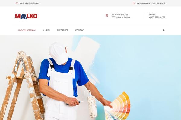 Tanj theme site design template sample