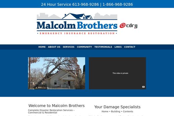 Ultimatum theme site design template sample