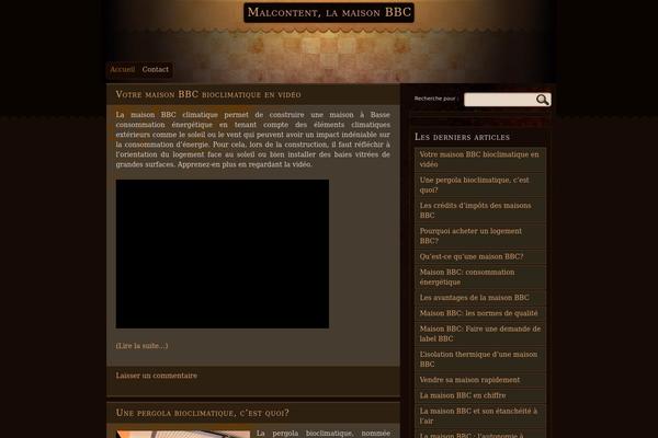 MT dark theme site design template sample