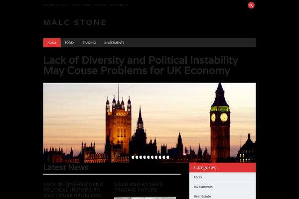 The Newswire theme site design template sample