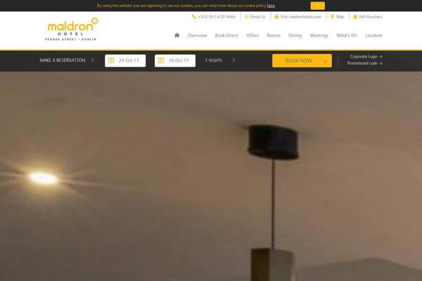 maldronhotelpearsestreet.com site used Maldron2017