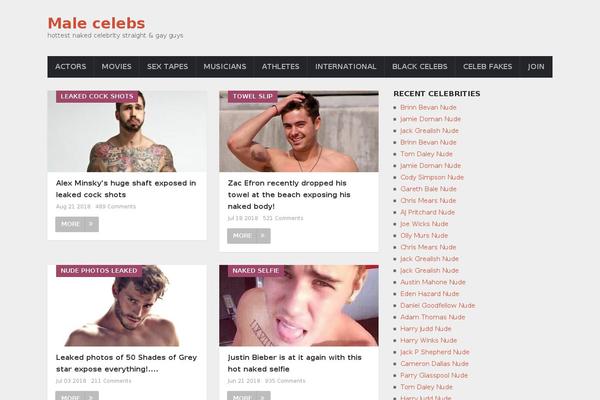NewsOnline theme site design template sample