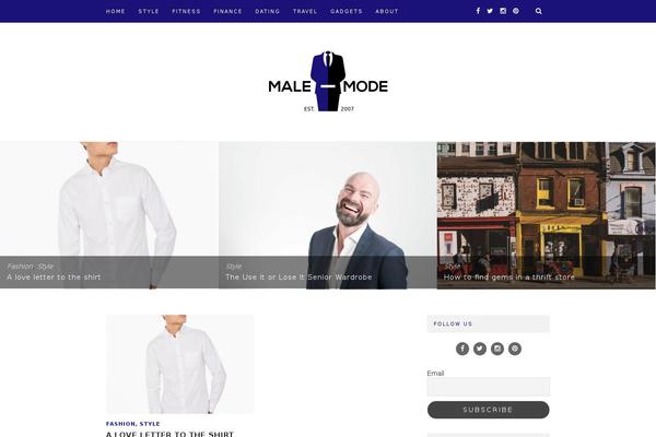 Hemlock Child theme site design template sample