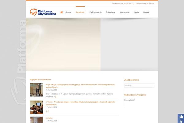 Site using Event List plugin