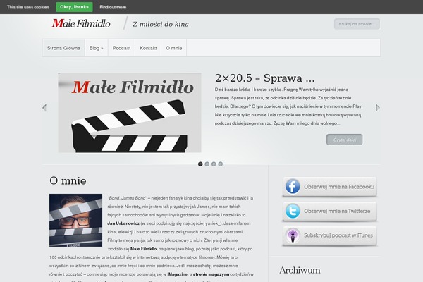 Minimal theme site design template sample