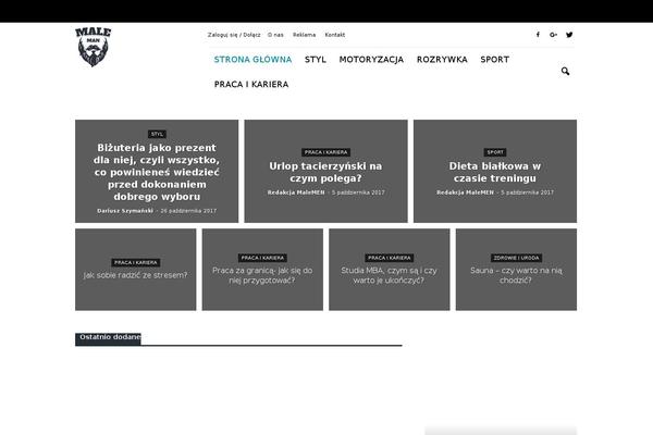 Newspaper theme site design template sample