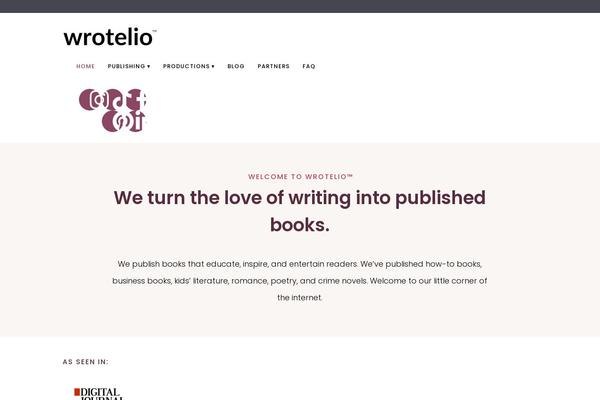 Site using Bluchic-portfolio plugin