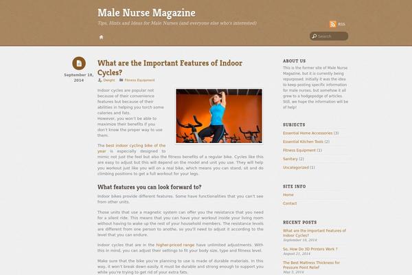 Minblr theme site design template sample