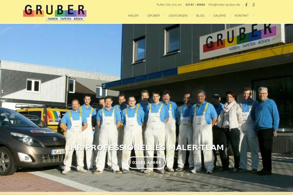 Painter theme site design template sample