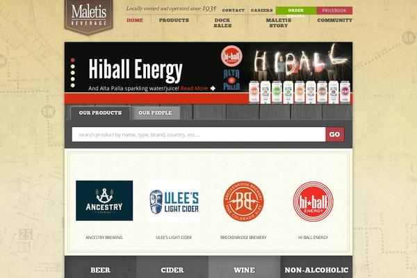 maletis.com site used Gravtheme