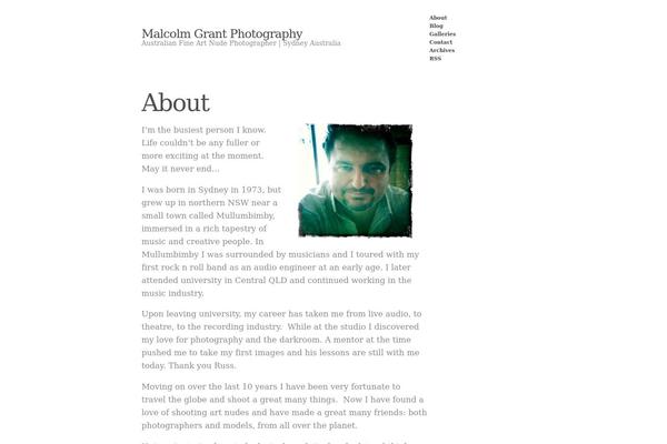 AutoFocus theme site design template sample