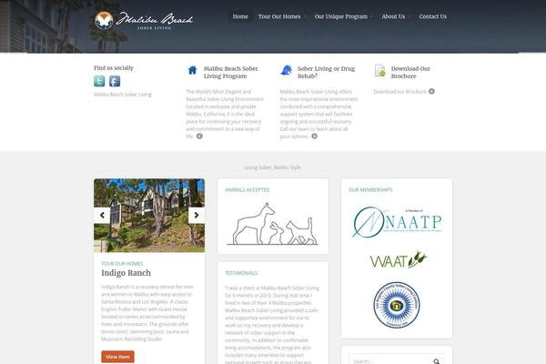 malibubeachsoberliving.org site used Scrollider