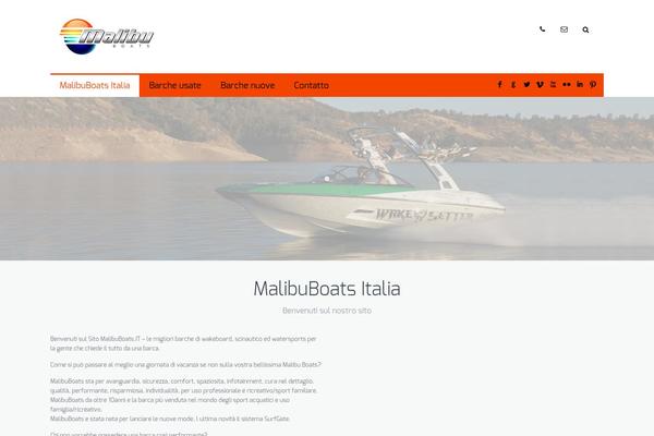 malibuboats.it site used Malibu