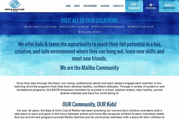malibuyouth.org site used Cornerstonebgclub