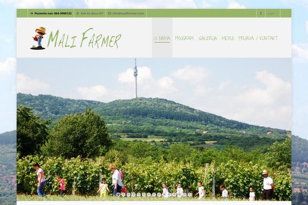 Highend theme site design template sample