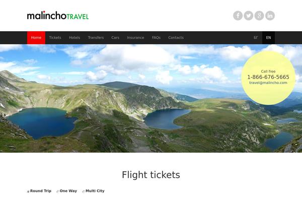 Site using car rental booking engine by Hispacar plugin