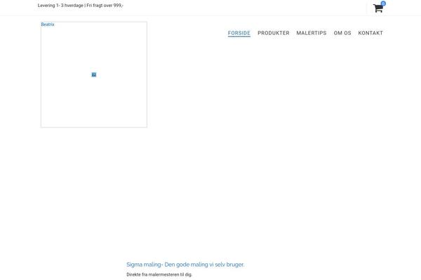 malingshoppen.dk site used Beatrix
