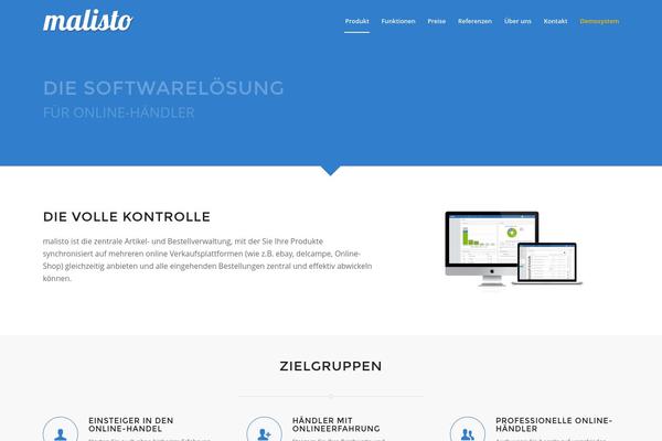 Enfold theme site design template sample