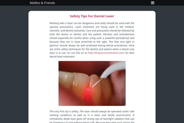 malliesfriends.com site used Noteskine