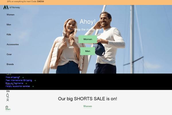 Zephyr theme site design template sample