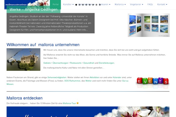 WordPress website example screenshot