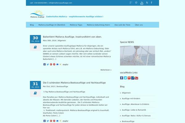 Avada theme site design template sample