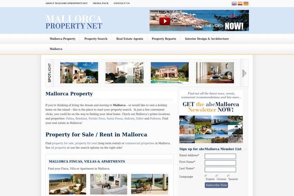 Broadcast theme site design template sample