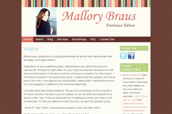 Scrappy theme site design template sample
