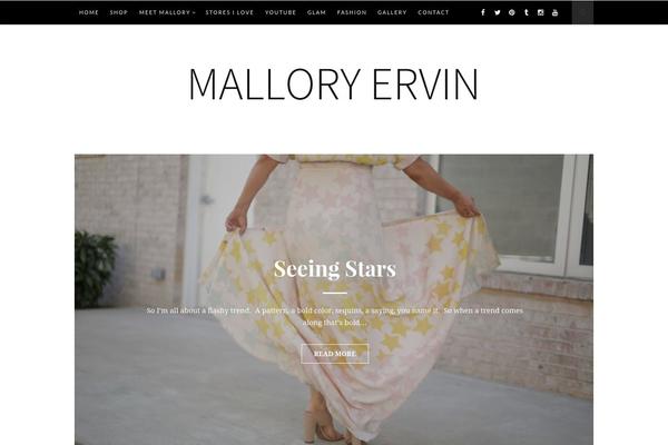 malloryervin.com site used Falive-themes