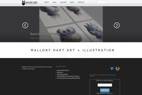 Athena theme site design template sample