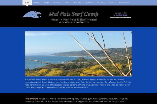 malpaissurfcamp.com site used Wp-starter