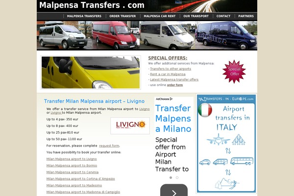 malpensatransfers.com site used Travello-blog-10