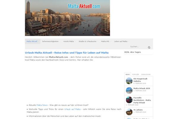 Flex Mag theme site design template sample