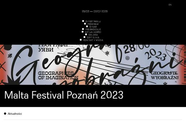 malta-festival.pl site used Malta