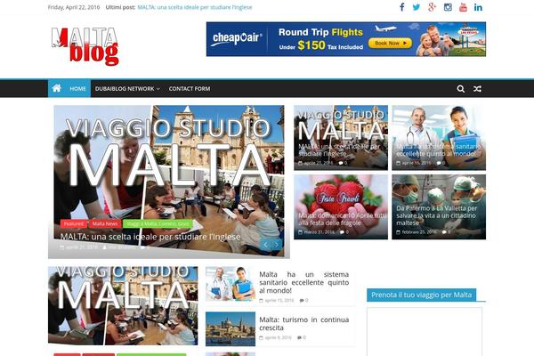 maltablog.it site used Colormag-pro