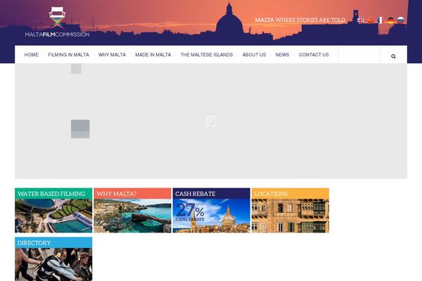Pelicula theme site design template sample