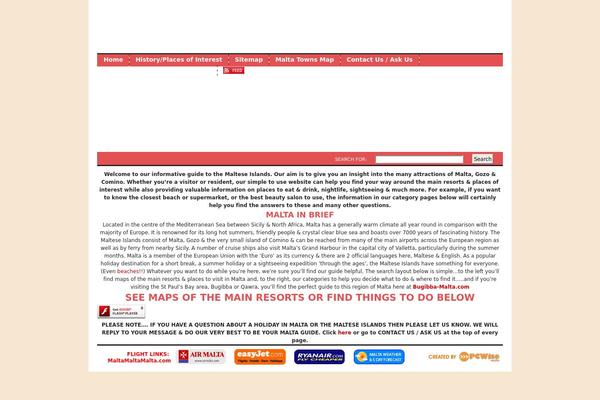 Mmm theme site design template sample