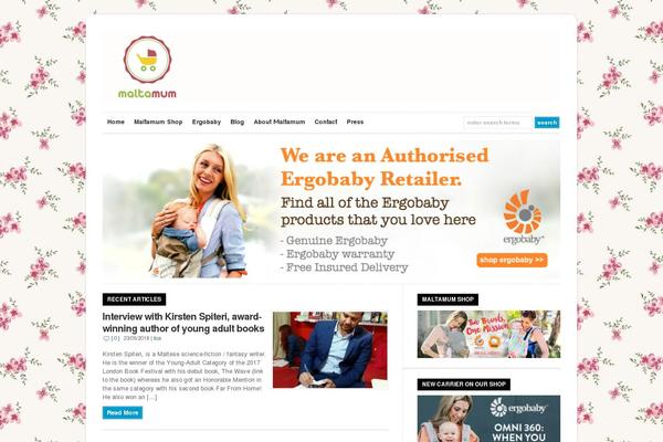 WP-Ellie theme site design template sample