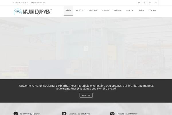 Elvyre theme site design template sample