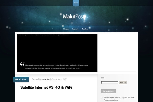 Glow theme site design template sample