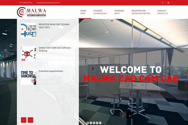 University theme site design template sample