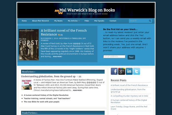 malwarwickonbooks.com site used Mimbo Pro