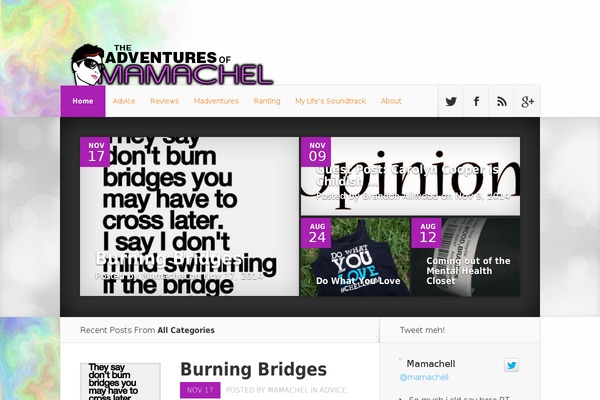 Hawthorn theme site design template sample
