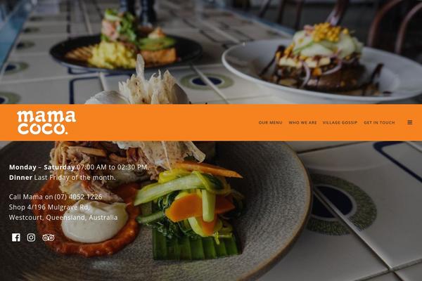 BERG theme site design template sample