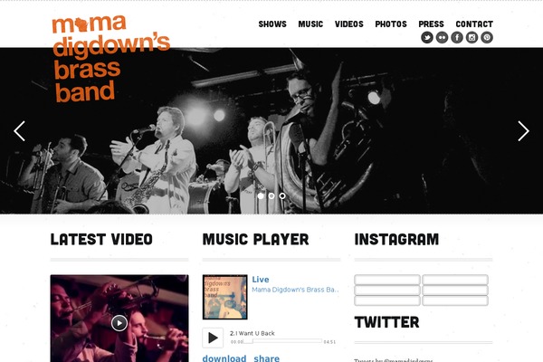 Soundstage theme site design template sample