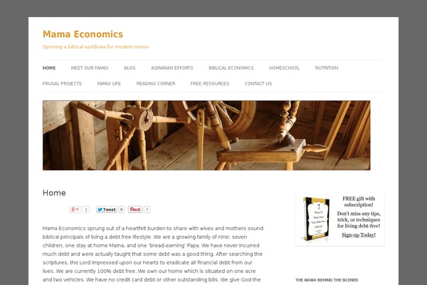 Site using Featured Page Widget plugin